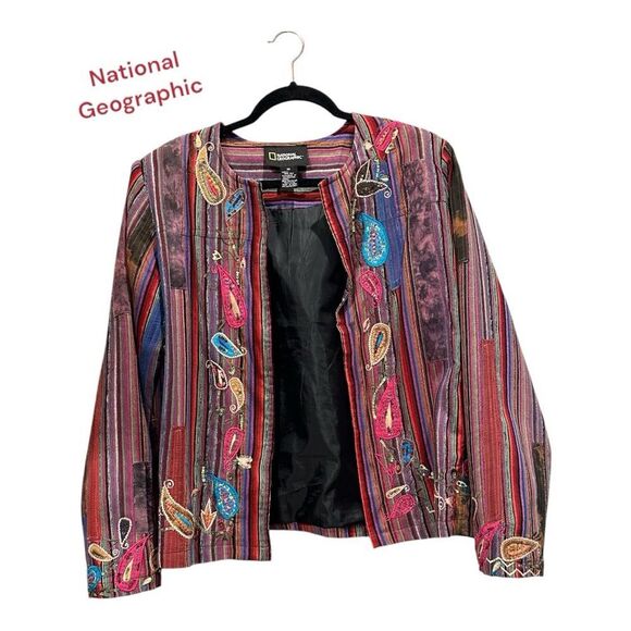 National Geographic Multicolor Women's Jacket - Picture 1 of 13